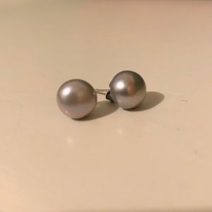 Pandora pearl stud earrings